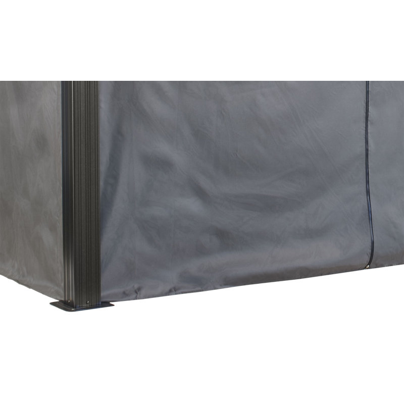 Sojag Rideaux pour pavillon de jardin, H 79,9 po x l 106,3 po x P 0,25 po, Gris