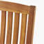Chaise à bascule pour l'extérieur, bois d'acacia, naturel