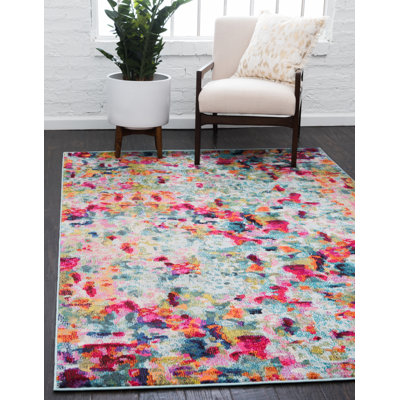 Hashimoto Washable Abstract Indoor Rug