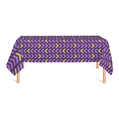 Chevron Cotton Blend Tablecloth