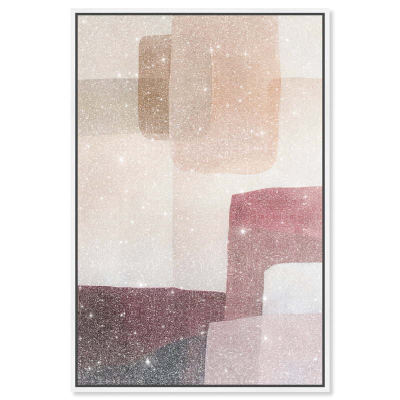 Ruby Dreams I Canvas Abstract Print by Oliver Gal, Black Frame, 10 x 15, White Frame, 55"H x 37"W