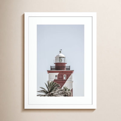 Point Lighthouse by Daisey Wood Framed Wall Art Print