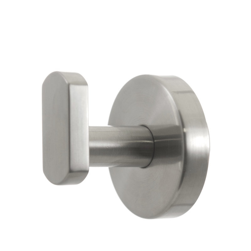 Anello Wall Mounted Robe Hook, Brushed Nickel
