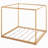 King Size Canopy Platform Bed With Support Legs