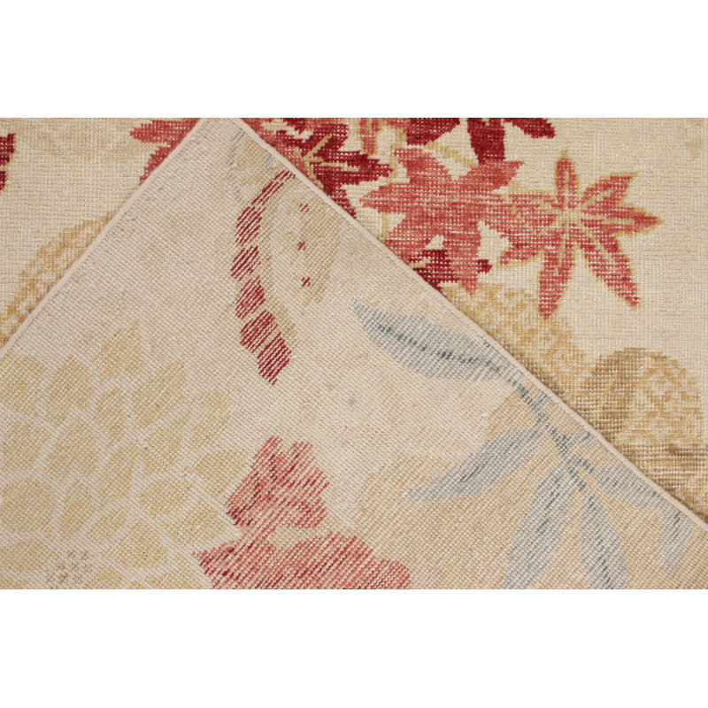 Distressed Homage Hand Knotted Wool Animal Print Area Rug, Rectangle 15' x 24'