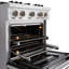 ZLINE Autograph 30" Classic Dual Fuel Range w/ 4 Burners & Matte Black Accents-412926151