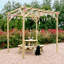 2.4m x 2.4m Solid Wood Pergola
