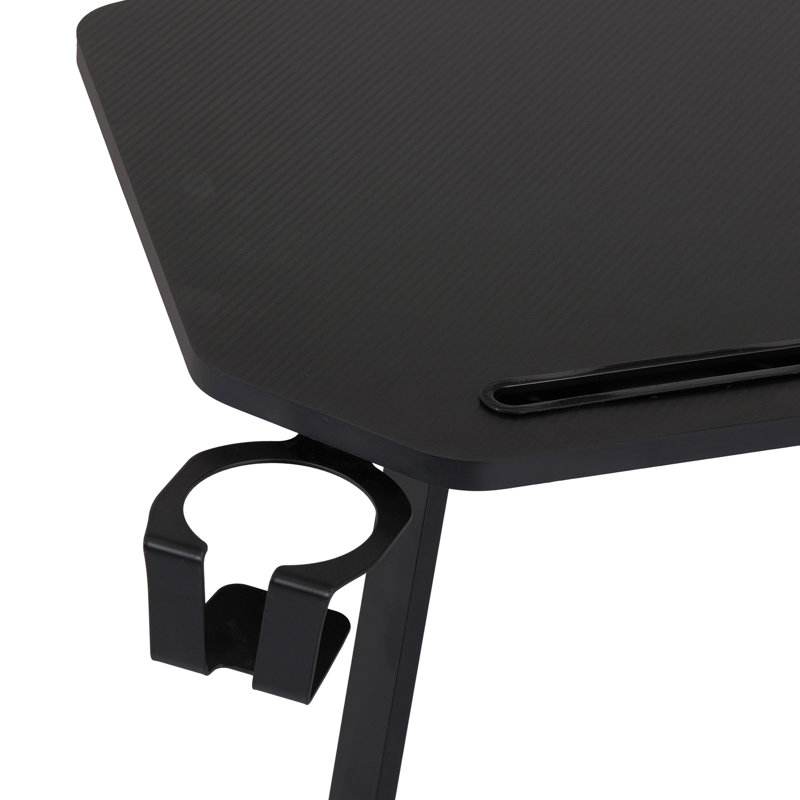 Bureau de jeu Techni Sport TS98D avec tablette et porte-accessoires, noir