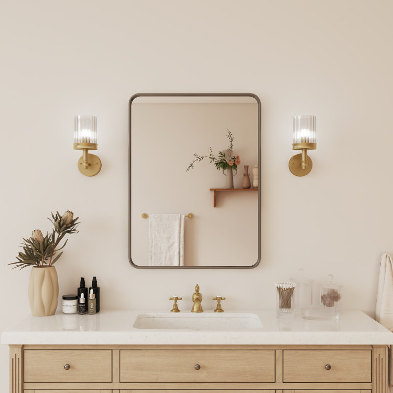Miroir de salle de bain sur mesure, 32 po x 24 po