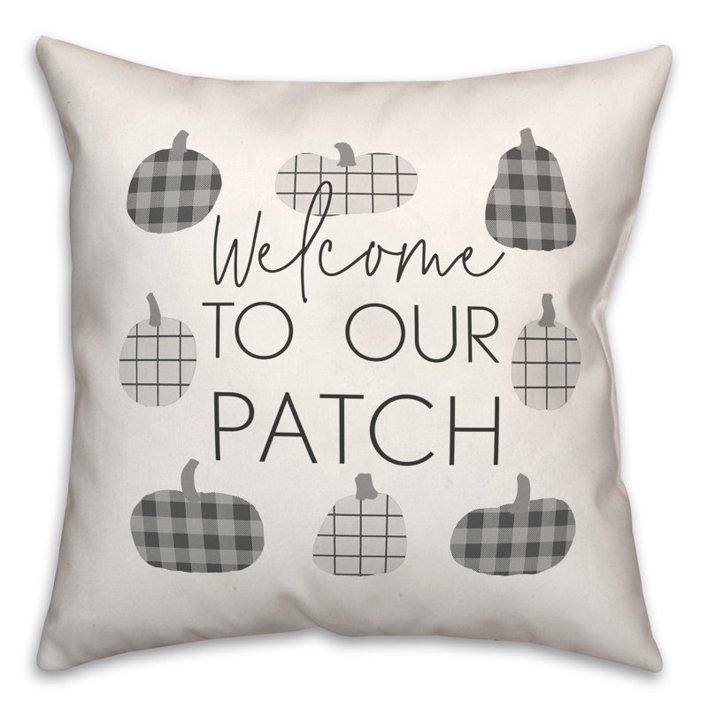  Housse et insert de coussin Welcome Welcome, H 16 po x l 16 po