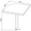 Bureau en L avec classeur mobile