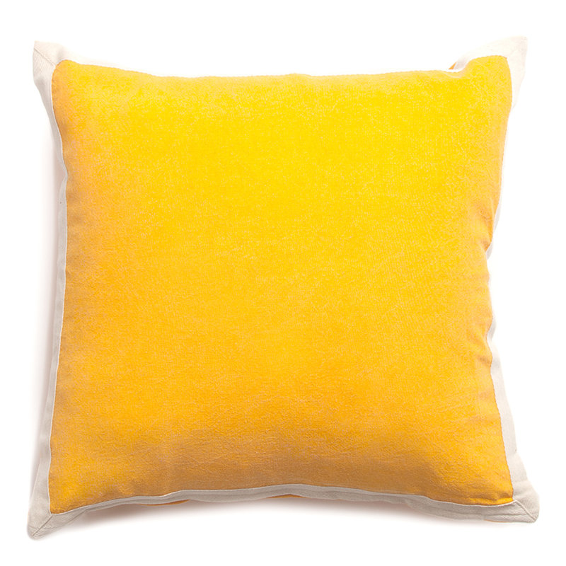 Connor Square Pillow Cover & Insert, Yellow