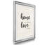 «Love Lives» - Cadre photo, impression d'art textuel sur papier-827548858-827548853