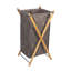 Panier en bambou X-Frame, doublure lavable et cadre en bambou, et renouvelable, pliable pour le rangement, simple et chic-255680672-255680673