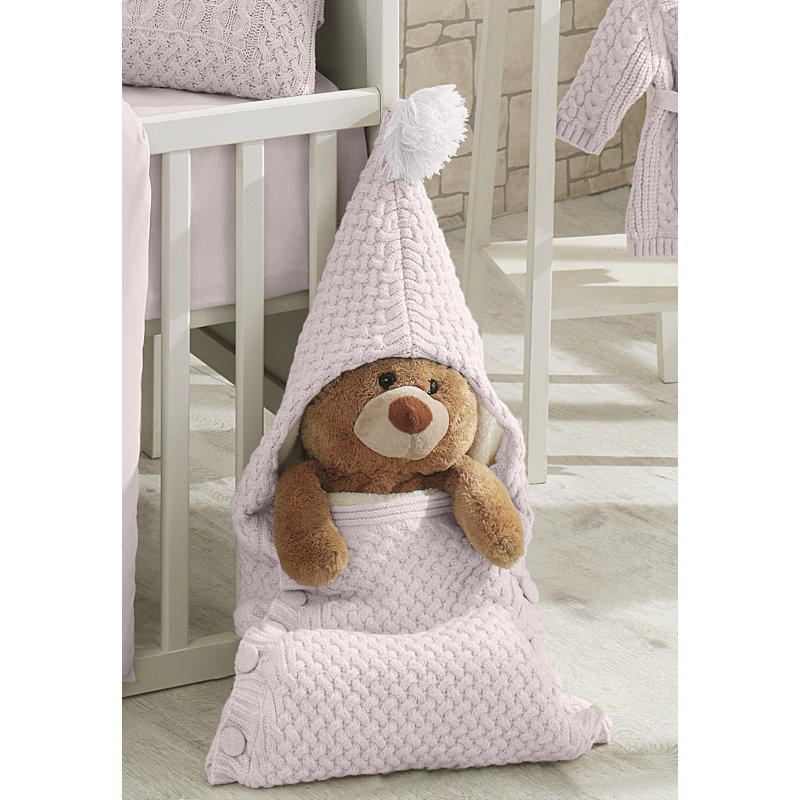 Reggie synthétique emmailloté, Rose