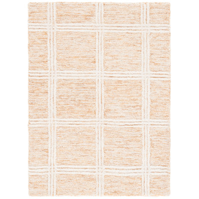 Tapis Turah 103 orange / ivoire
