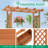 Sabeera Wood Planter Box with Trellis-718423084