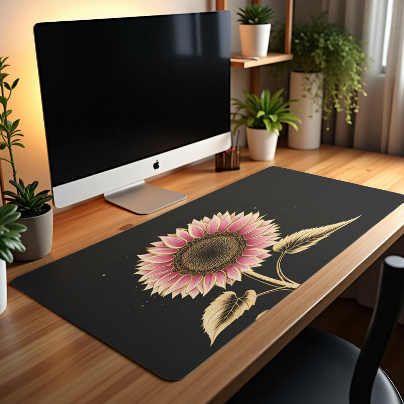 Polyester Desk Pad, 14.4x12.1