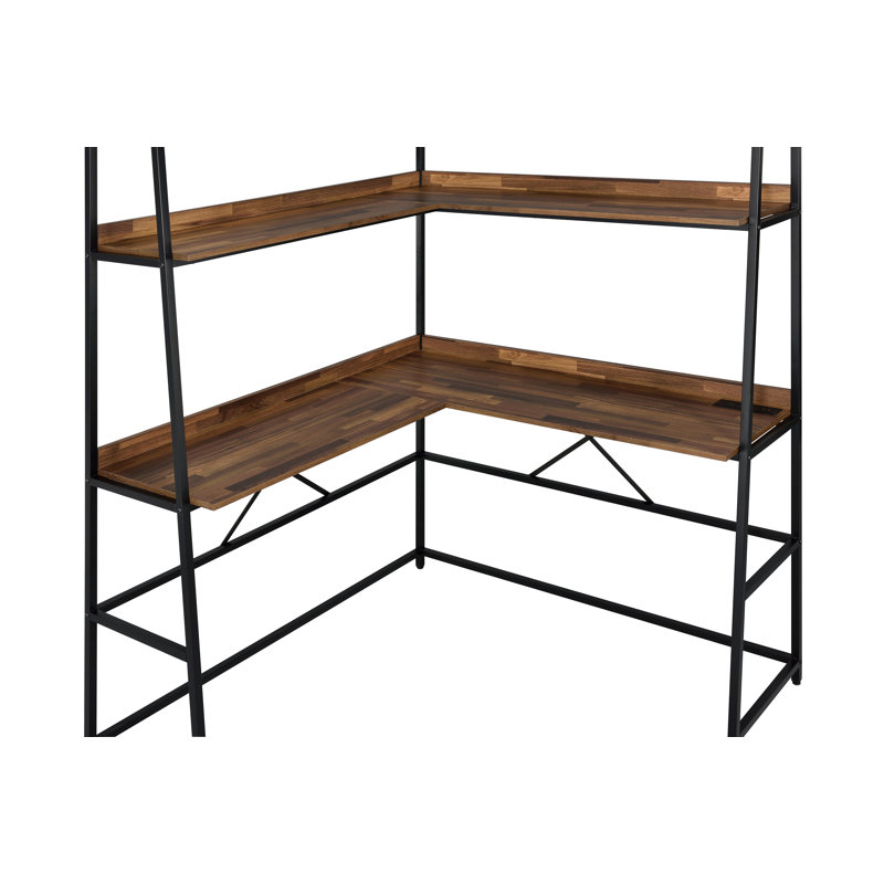 Bureau incliné / échelle Monico, Brun