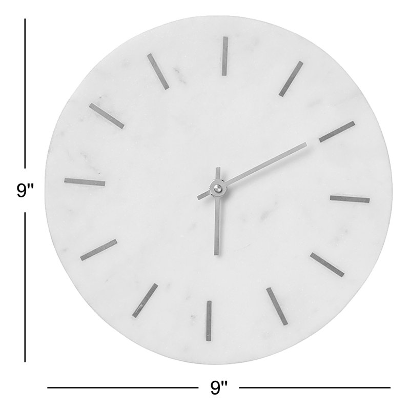 Horloge murale 9 po Reese