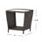 Morgan Square Outdoor Side Table , 20'' in. W 20'' in. D-21430138