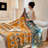 Cotton Blanket - Yarn Dyed Jacquard Tassels-119352447