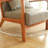 Ihar Faux Leather Accent Chair-1181930615