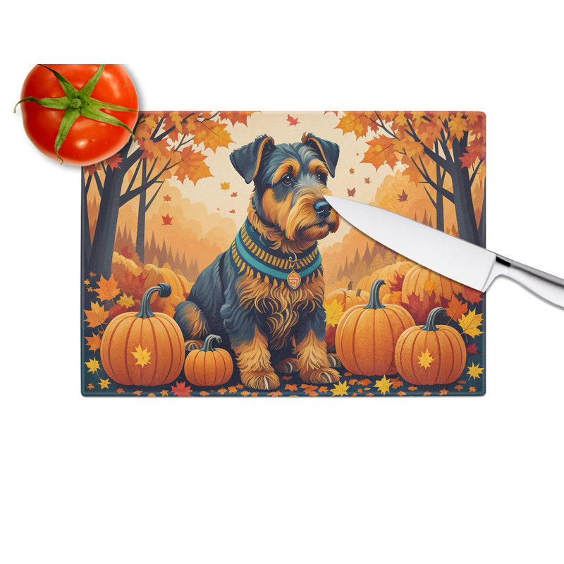 Grande planche à découper Airedale Terrier