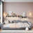 Gagalis Upholstered  Daybed With Cloud-shaped Backrest-1161611360-1161611372
