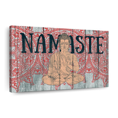 Bouddha Namaste sur toile