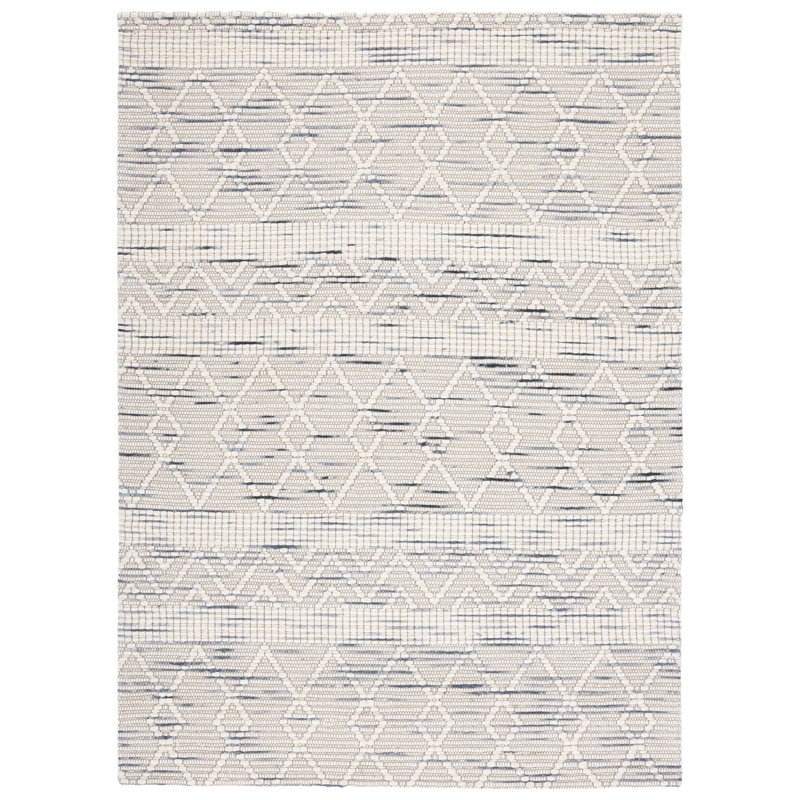 Fleeton Hand Woven Geometric Area Rug, Rectangle 5' x 8'