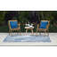 Tapis intérieur / extérieur bleu / beige Abordale-510353935