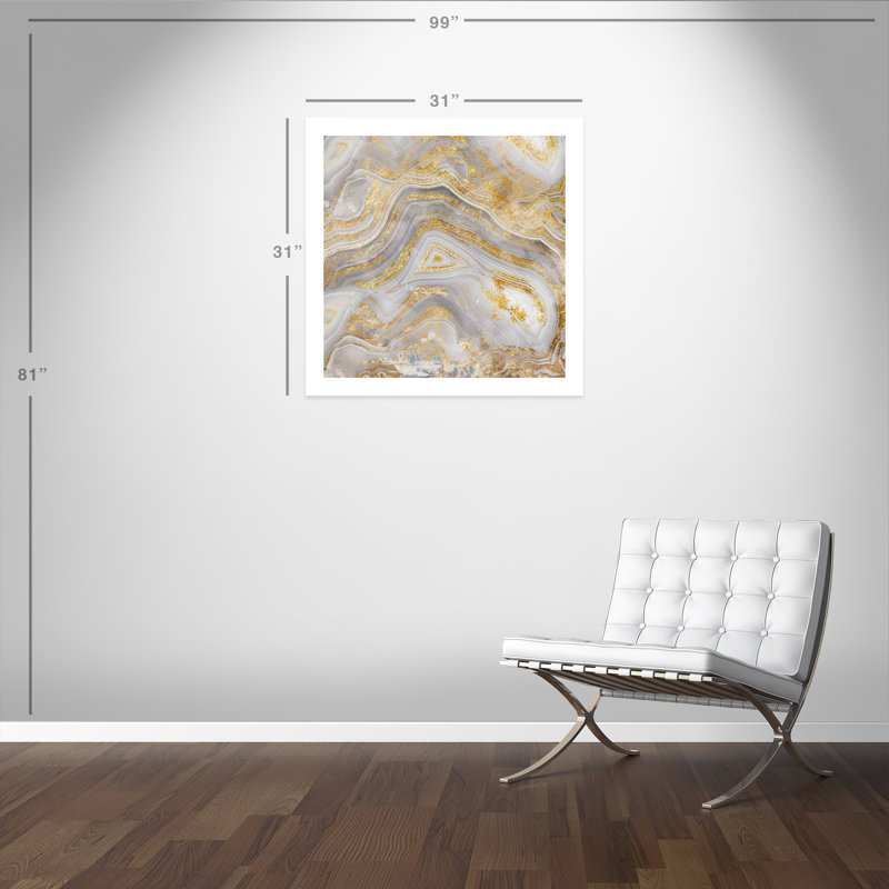 Agate Allure II Rolled - impression sur papier, Papier, H 31 po x l 31 po x P 0,1 po