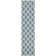 Tapis Linden 122 en bleu / crème