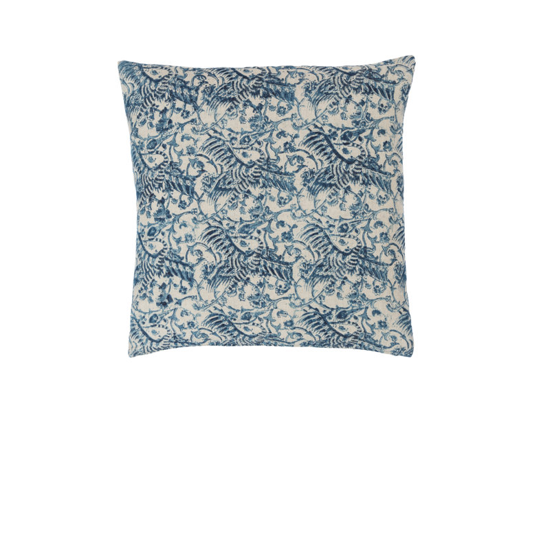 Crane Indigo Pillow Cover