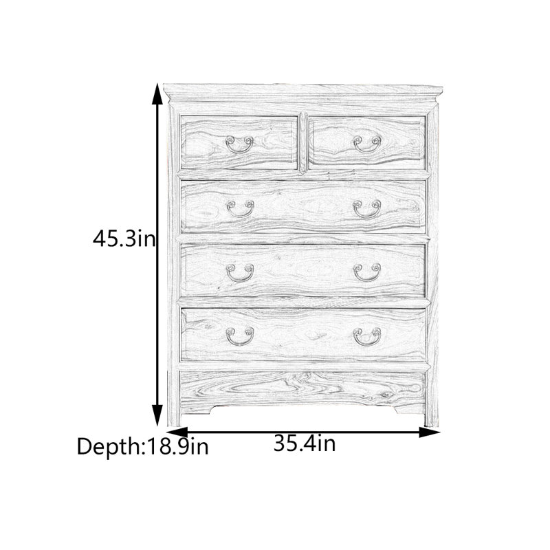 Solid Camphor Wood Hallway Cabinet
