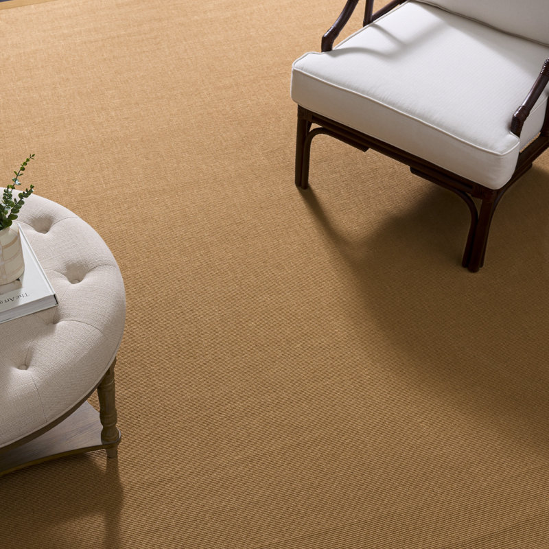 Natural Fiber 194 Flatweave 85% Jute; 10% Latex; 5% Cotton No Pattern Rug, Rectangle 8' x 10'