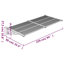 Dakota Fields 90cm D Polycarbonate Cover Retractable Door / Window Awning-1041691443-1041691453