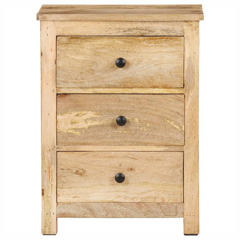 Leavitt 45cm W Solid Wood Bedside Table