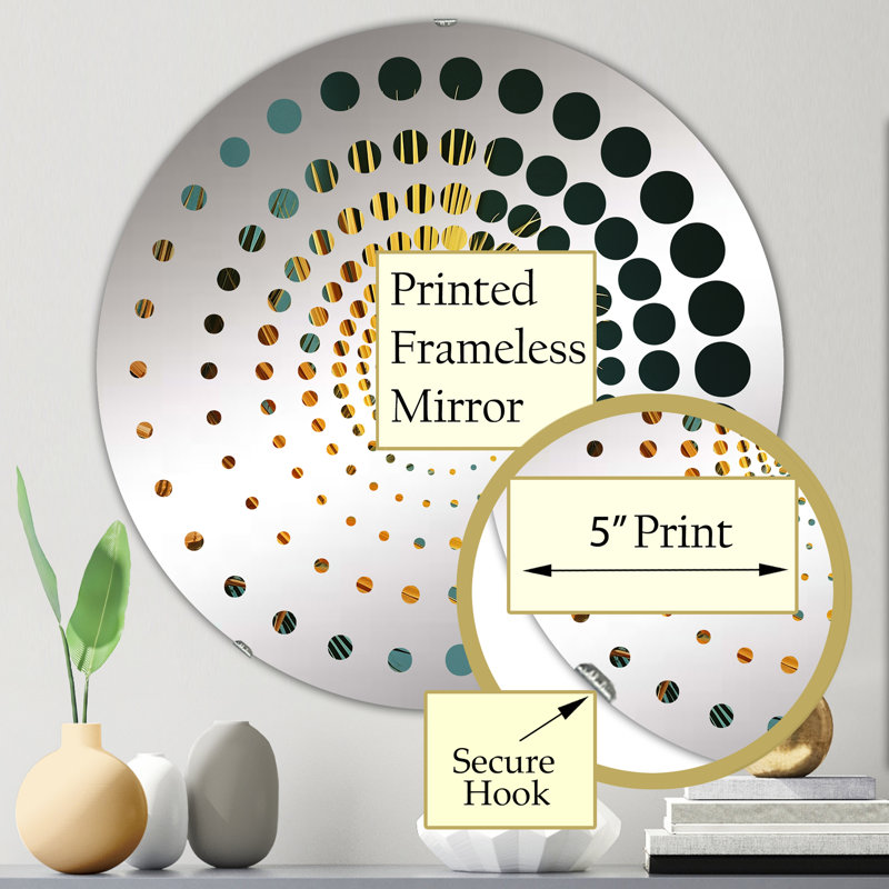 Circle Mirror, 23.6" x 23.6"