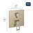 Eurocube Pressure Balance Rain Shower Set-87378832