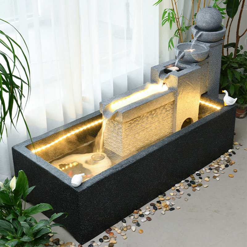 Décoration de sol 62,2 po, H 37,8 po x l 62,2 po x P 24,41 po