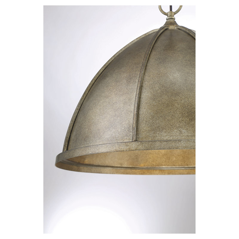Tyena Dotty 1 - Light Single Dome Pendant, Gold