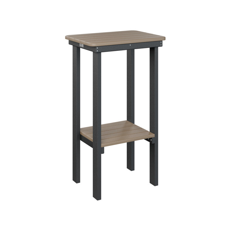 Table de bout rectangulaire Berlin Gardens, Noir, Bois vieilli