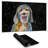 Abstract labradoodle - 14.00"x24.25" Desk mat