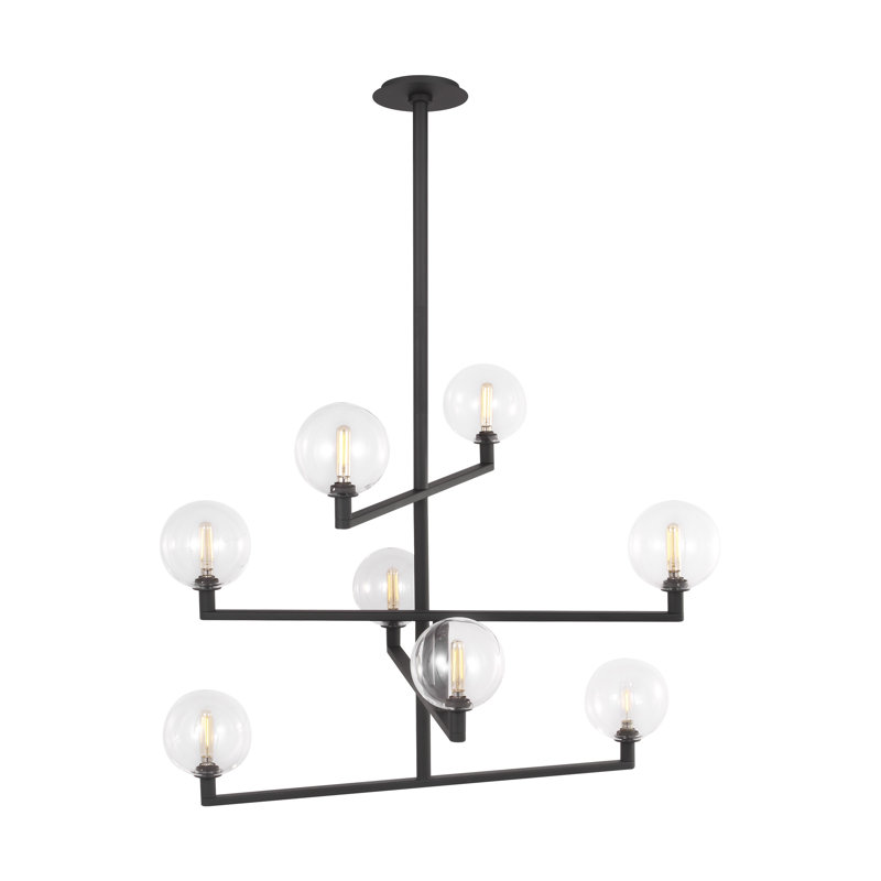 Gambit 8 - Light Chandelier, Yes, Nightshade Black