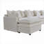 Canapés modulaires | Chaise longue moderne en U de 142,5 po convertible pour réunions de salon, bois massif | Chenille | Standard