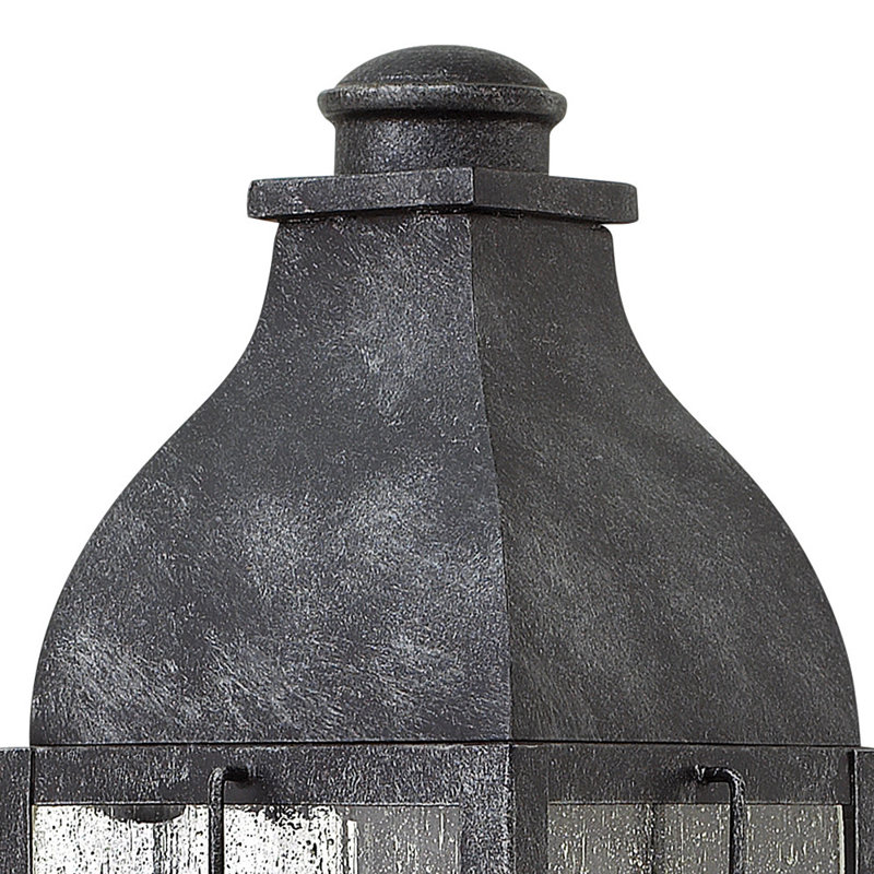 Bingham 2-Light Outdoor Wall Lantern, Graystone, Integrated LED