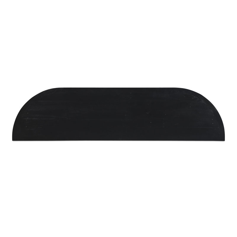 Rudi Solid Wood TV Stand, Black