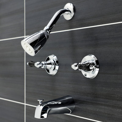 Kingston Brass Duchess Double-Handle Tub and Shower Faucet